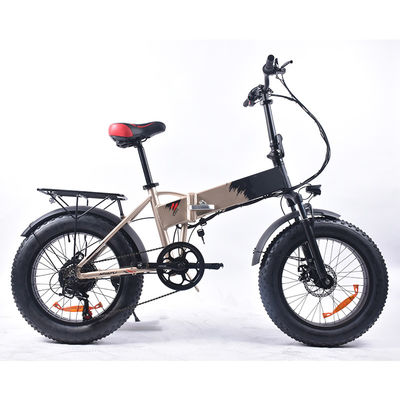 Mountain bike elettrico piegante senza emissioni 750w con le gomme grasse a 20 pollici