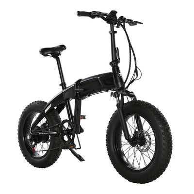 Mountain bike elettrico della gomma grassa dell'OEM, mountain bike a 20 pollici pre montato della ruota