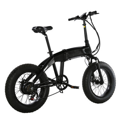 Mountain bike elettrico della gomma grassa dell'OEM, mountain bike a 20 pollici pre montato della ruota