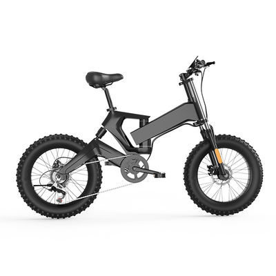 bici elettrica grassa di piegatura di 48V Tiro, bici elettrica 1000w della gomma grassa della montagna
