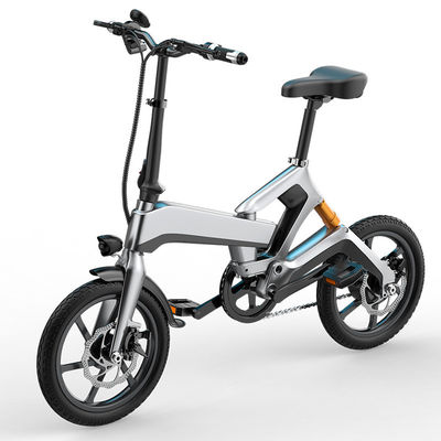 bici piegante elettrica pieghevole a 16 pollici adulta della bicicletta della batteria 20kg Ebike di 36v 350w 500w