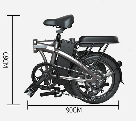 20 bici elettrica leggera eccellente, bici elettrica pieghevole 7.5AH per gli adulti 7speed