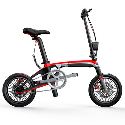 14 bici piegante elettrica leggera, bici elettrica di piegatura della fibra del carbonio 220V