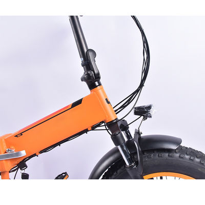 bici elettrica di piegatura della gomma grassa 500w con il peso lordo della catena 34KG di KMC