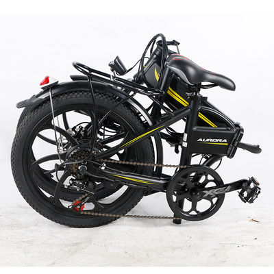 Bici elettrica pieghevole leggera di 20 MIGLIA ORARIE, bici piegante elettrica a 20 pollici 10.4Ah