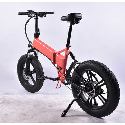 Piegatura elettrica della bici della gomma grassa di sostegno 330LBS con la batteria al litio 10Ah